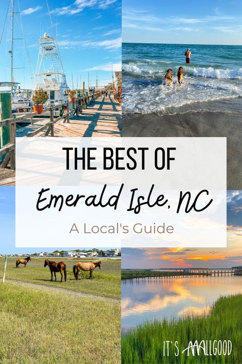 Discover Emerald Isle, NC, like a local with the ultimate insider's guide. Uncover hidden gems, local hotspots, and must-visit attractions. From pristine beaches to mouthwatering dining experiences, let this guide be your key to unlocking the true essence of Emerald Isle. Experience the best this coastal gem has to offer and create memories that will last a lifetime! Emerald Island North Carolina, Emerald Isle North Carolina, Emerald Isle Nc, Vacay Ideas, Nc Beaches, Carolina Coast, Destination Unknown, Chicken Dumplings, Southern Travel