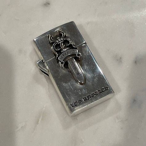 Chrome Hearts Dagger zippo lighter case | Grailed Chrome Hearts Lighter, Zippo Lighter Case, Lighter Case, Heart Accessories, Heart Lights, Zippo Lighter, Chrome Hearts, Men's Accessories, Accessories Shop