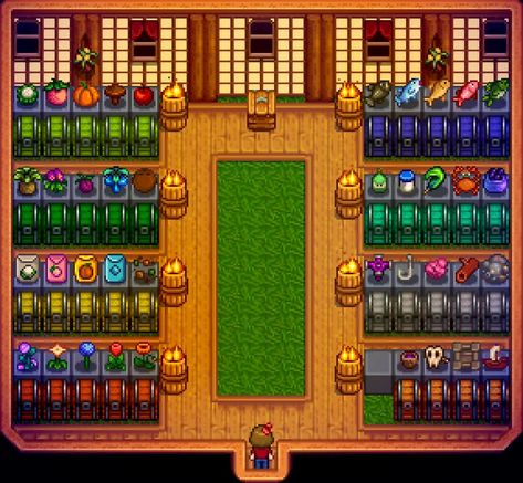 Stardew Farms, Stardew Valley Layout, Stardew Valley Tips, Stardew Valley Farms, Farm Layout, Shed Design, Stardew Valley, Shed Storage, Storage Shed