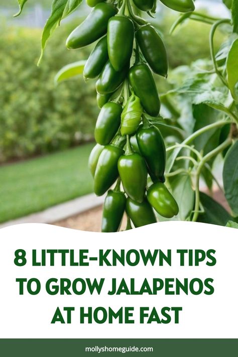 Learn how to grow jalapenos from seeds with our step-by-step guide. Discover the best practices for planting, watering, and harvesting your own spicy peppers at home. Whether you're a beginner or experienced gardener, growing jalapenos is easy and rewarding. Follow our tips to cultivate healthy plants and enjoy a bountiful harvest of fresh jalapenos right from your garden. Start your journey to growing delicious homegrown produce today! How To Grow Jalapenos, Grow Jalapenos, Growing Jalapenos, Jalapeno Plant, Organic Insecticide, Growing Strong, Starting Seeds Indoors, Spicy Food, Veg Garden