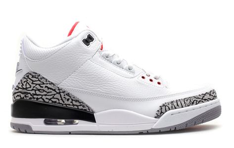 Jordan 3 White Cement, Air Jordan Retro 3, Jordan Shoe, Sneaker Bar, Jordans For Sale, Jordan Retro 3, Authentic Jordans, Retro 3, Flight Club