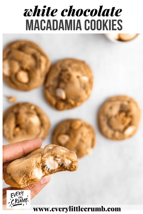 Subway White Chocolate Macadamia Nut Cookies Chocolate Macadamia Cookies, Macadamia Nut Cookies Recipe, White Chocolate Macadamia Cookies, Easy Cookie Dough, Chocolate Macadamia Nut Cookies, White Chocolate Macadamia Nut Cookies, White Chocolate Macadamia Nut, Crumb Recipe, Autumn Baking