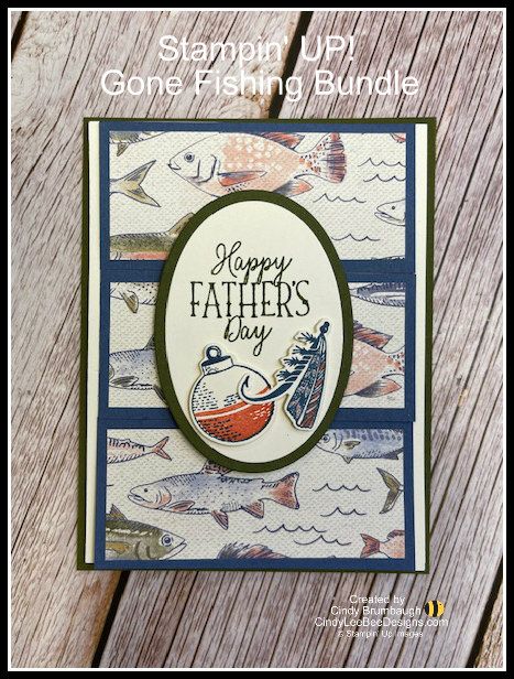 Su Gone Fishing Bundle, Stampin Up Gone Fishing Bundle, Stampin Up Gone Fishing Cards 2023, Stampin Up Fishing Card Ideas, Su Gone Fishing, Fishing Cards Handmade, Su Gone Fishing Cards, Stampin Up Fishing Cards, New Stampin Up Cards 2023