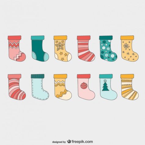 Christmas Socks Drawing, Ladies Shirts Formal, Socks Drawing, Words In Different Languages, Uk History, Vector Christmas, Spanish Vocabulary, Christmas Labels, Sock Packs