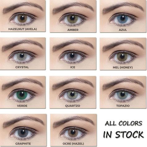 Contact Lenses For Brown Eyes, Prescription Contact Lenses, Eye Lens Colour, Natural Eye Makeup Tutorial, Colored Eye Contacts, Light Blue Eyes, Aqua Eyes, Lenses Eye, Colored Contact Lenses