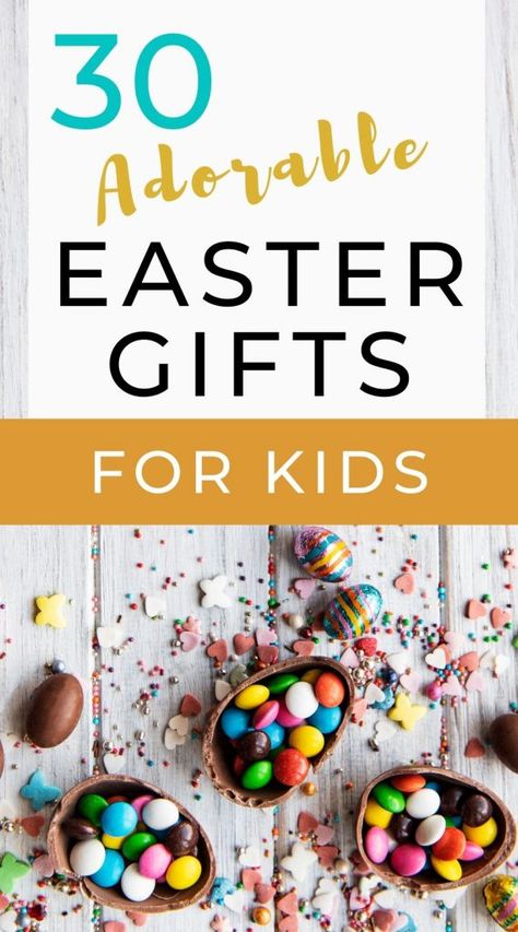 Cute and adorable Easter gift ideas for kids. Discover the best Easter stuffers for babies, preschoolers, and children, Easter gifts they'll love | Ideas for Easter basket | Kids Easter gift ideas | Bunny gifts for Easter Kids Easter Gift Ideas, Easter Gift Ideas For Kids, Easter Teacher Gifts, Easter Stuffers, Gifts For Easter, Easter Gift For Adults, Easter Gift Ideas, Personalized Easter Gifts, Easter Preschool