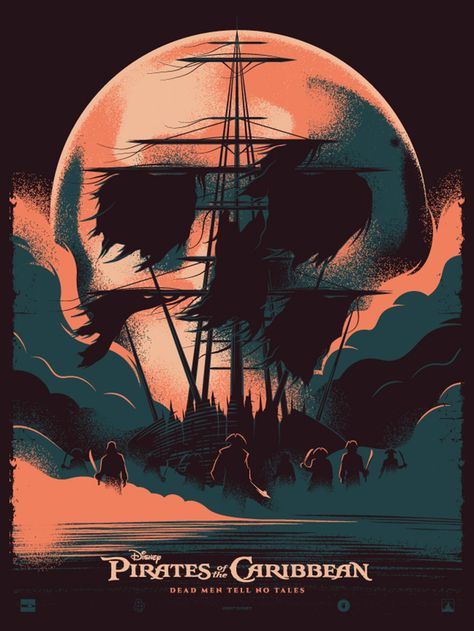 Pirates of the Caribbean: Dead Men Tell No Tales by Thomas Walker - Home of the Alternative Movie Poster -AMP- Dead Men Tell No Tales, 1366x768 Wallpaper Hd, Kaptan Jack Sparrow, Pirate Art, Losers Club, Caribbean Art, Disney Posters, Captain Jack Sparrow, Pirate Life