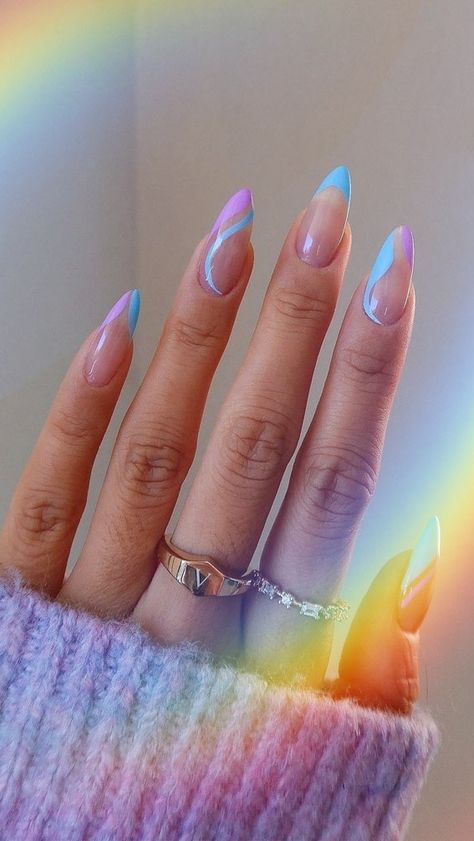 Image edited by AirBrush App. Filter: Atmosphere > Brave. Embrace the Warmth with Radiant Summer Nails : Blue and Lavender Nails. #nails #nailart #nailsart #gelnails #nailsalon #acrylicnails #nailsoftheday #nailstyle #lovenails #nailsinspire #nailsaddict #photoeditor #filter #airbrushapp #retouch #airbrushfilter Summer Nails Blue, App Filter, Blue And Lavender, Baby Blue Nails, Lavender Nails, Airbrush App, Glamorous Nails, Nails Blue, Makeup Hacks