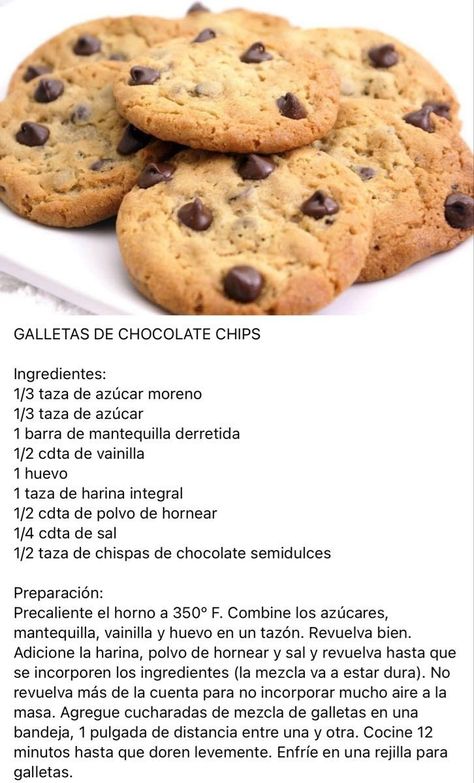 Deli Food, Healthy Sweets Recipes, Delicious Snacks Recipes, Bakery Recipes, Belem, Pastry Recipes, Cookies Recipes Chocolate Chip, Kitchen Recipes, Chocolate Chips