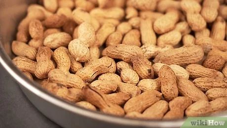 3 Ways to Salt Peanuts - wikiHow Roasting Peanuts In The Shell, Salted Roasted Peanuts Recipe, Salted Peanuts, Boiled Peanuts, Raw Peanuts, Peanut Recipes, The Peanuts, Nutritious Snacks, Roasted Peanuts