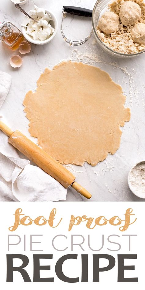 Foolproof Pie Crust #MyVintageRecipe Foolproof Pie Crust, Pies Recipes, Summer Pie, Pie Crust Recipe, Flourless Cake, Heirloom Recipes, Best Pie, Pie Crust Recipes, Easy Meals For Kids