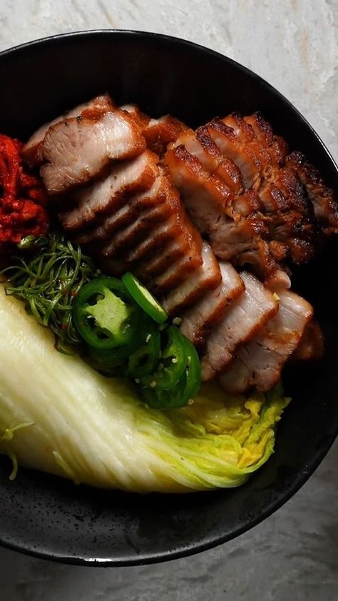 Bossam | Braised Korean Pork Belly #peterlee #fyp #shorts #reels #cooking #recipe | Peter Lee | Peter Lee · Original audio Korean Pork Belly, Dashi Stock, Korean Pork, Peter Lee, Braised Pork Belly, Pork Belly Recipes, Moments In Time, Korean Dishes, Braised Pork