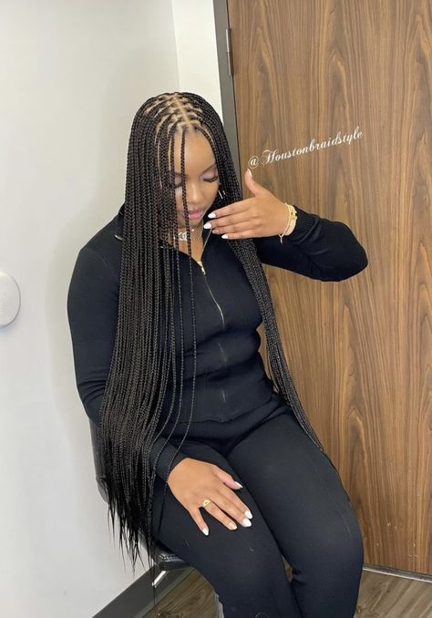 Winter Protective Styles, Protective Styles For Natural Hair, Small Knotless Braids, Styles For Natural Hair, Small Knotless, Braids Knotless, Big Box Braids Hairstyles, Faux Locs Hairstyles, African Hair Braiding Styles