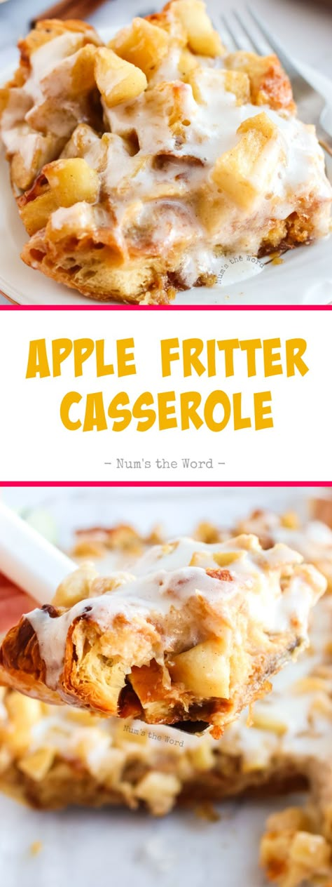 Apple Fritter Casserole Recipe, Apple Fritter French Toast Casserole, Apple Croissant Breakfast Casserole, Apple Fritter Breakfast Casserole 12 Tomatoes, Breakfast With Apples Easy, Sweet Breakfast Casseroles, Apple Fritter Casserole, Apple Fritter Breakfast Casserole, Breakfast Casserole Sweet