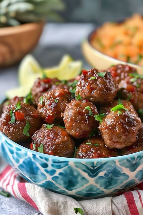 Sweet and Sour Meatballs Sweet And Sour Turkey Meatballs, Traditional Meatballs, Sweet Sour Meatballs, Harvest Meals, Fried Green Tomatoes Recipe, Leftover Meatballs, Green Tomato Recipes, Zucchini Banana Bread, Turnover Recipes