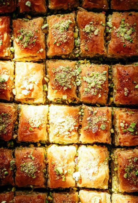 Zelf baklava maken Baklava Recept, Baklava, Winter Food, Ghee, Brunch Recipes