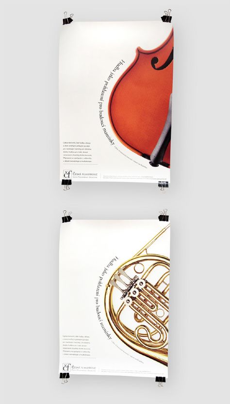 Czech Philharmonic Orchestra - Endemit Work Band Branding, Design Poster Ideas, Orchestra Poster, Classical Orchestra, Orchestra Instruments, Concert Design, Classical Music Poster, Instruments Music, Concert Poster Design