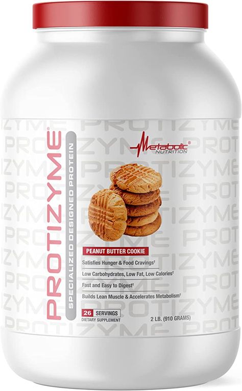 Metabolic Nutrition, Protizyme, 100% Whey Protein Powder | HealthAndFitness | Best Protien | FitnessHub | Gym About this item Protizyme from the house of Metabolic Nutrition is a 100% whey blend Specially Designed Protein. NO Gluten, No GMO’s, No Lactose, NO Soy Protein, NO Added-Sugar, NO Trans Fat, NO Aspartame, NO Fillers, NO Preservatives, NO Additives, NO Amino Spiking, NO Illegal Substances and NO Gimmicks Protien Powders, Essential Vitamins And Minerals, Low Carb Low Fat, 100 Whey Protein, Peanut Butter Cookie, Butter Cookie, Whey Protein Powder, High Protein Low Carb, Soy Protein