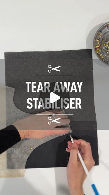 Lorenza Hallahan on Instagram: "How to stabilise a neckline using tear away stabiliser.
.
I use this technique on stretch wovens and knits and fabrics that look like they want to stretch… like this sequinned netting 😂🫠
.
I never used to stabilise and would always ended up with a stretched neckline. 😡
.
Trust me when I say it’s SO worth the extra time it takes to trace, cut and sew.
.
You can buy tear away stabiliser or vilene at most fabric and quilting shops.
.
The pack I showed in this reel is from @tessutifabrics and around $3/$4 a metre so won’t break the bank. 
.
.
.
#happysewing #hobbies #hobby #homesewing #ilovesewing #ilovetosew #imademyclothes #imadethis #imakemyclothes #instasew #instasewing #iron #isewmyclothes #isewmyownclothes #sew #learningtosew #learningtosew #learntosew Stretched Neckline, Love Sewing, The Pack, Learn To Sew, Sewing Techniques, Me When, Trust Me, Hobbies, That Look