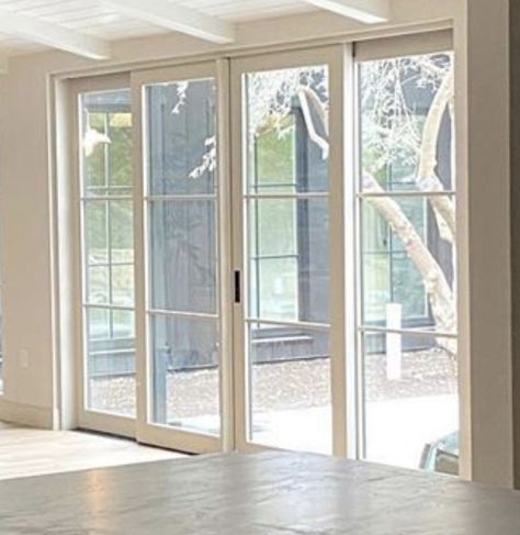 Extra Large French Doors, White Aluminium Patio Doors, White Sliding Doors Patio, White Sliding Doors Exterior, French Sliding Doors Exterior, Anderson Sliding Patio Doors, Victorian Patio Doors, Double Sliding Patio Doors, Interior Architecture Office