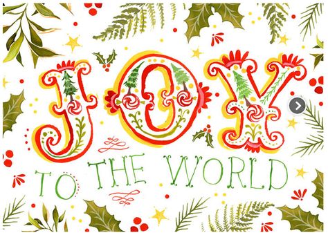 katie daisy Christmas Joy Quotes, Katie Daisy, Word Joy, Joy Quotes, Daisy Art, Joy To The World, Christmas Illustration, Christmas Love, Christmas Quotes