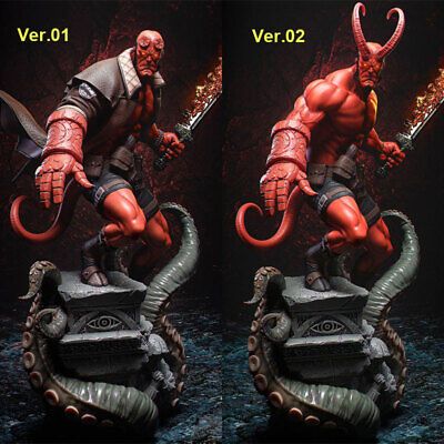 ad eBay - 2Versions Hellboy 3D Print Garage Kit Figure Model Kit Unpainted Unassemble GK - Buy Now, click the link (eBay) Monster Sculpture, Toy Sculpture, Garage Kits, Figure Model, 3d Print, Model Kit, Click The Link, Hand Tattoos, White Color