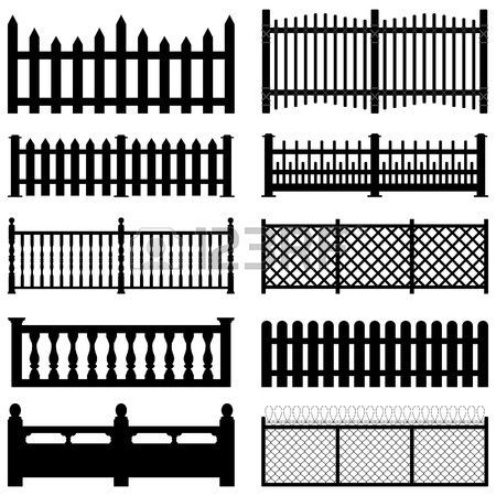 Fence Picket Wooden Wired Brick Garden Park Yard Brick Yard, Fence Picket, Black Fence, Green Fence, Front Fence, Brick Garden, White Fence, Types Of Fences, Fence Styles