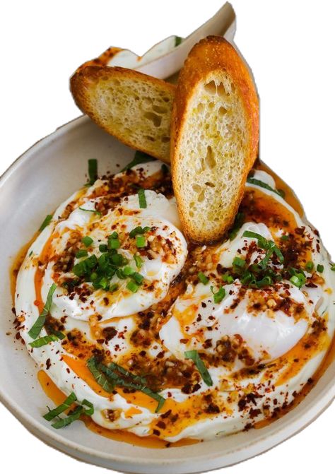 » Turkish Inspired Eggs – Cilbir Menemen Recipe Turkish Breakfast, Turkish Recipes Traditional Breakfast, Turkish Eggs Recipe, Turkish Breakfast Traditional, Turkish Eggs Breakfast, Turkish Poached Eggs, Menemen Recipe, Turkish Eggs, Pescetarian Recipes