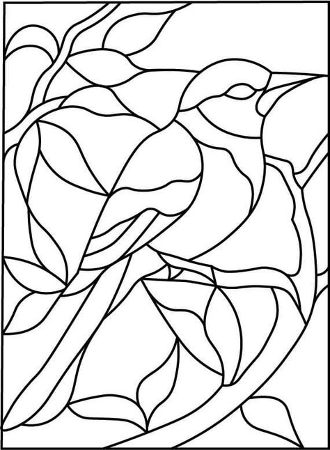 Spectrum Stained Glass Patterns, Kinusaiga Pattern, Pattern Design Drawing Easy, Stained Glass Windows Drawing, Stain Glass Window Drawing, Stained Glass Stencils, Stained Glass Colouring Pages, Simple Stained Glass Pattern, Vitray Desenleri Modern