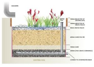 Garden Diagram, Storm Water Drain, Music Tools, Environmental Architecture, Rain Gardens, Water Architecture, Roof Garden Design, Garden Help, Low Maintenance Garden