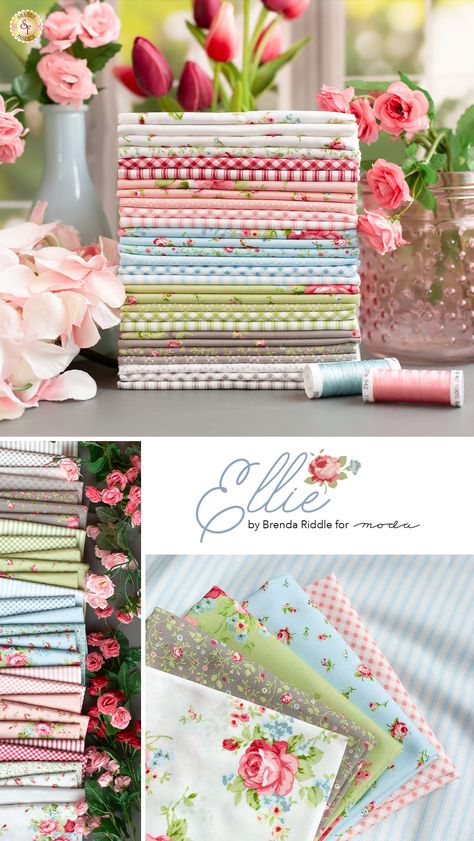 Fusion Quilt, Fat Quarter Sewing Projects, Moda Fabric Collections, Quick Quilts, Chic Bedrooms, Fabric Outlet, Shabby Chic Baby, Shabby Chic Fabric, Quick Quilt