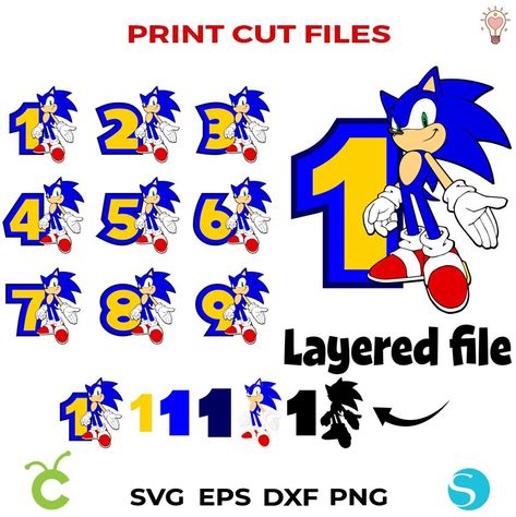 Sonic Birthday Shirt, Sonic Svg, Sonic Png, Hedgehog Birthday, Sonic Birthday, Balloon Ideas, Shirt Diy, Sonic And Shadow, Baby Svg