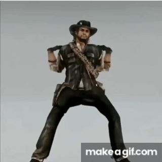 via makeagif John Marston Pfp Funny, Matching Rdr2 Pfps, Jack Marston Fan Art, John Marston Gif, John Marston Funny, Rdr1 John Marston, John Marston Fan Art, John And Arthur Rdr2, Javier X John