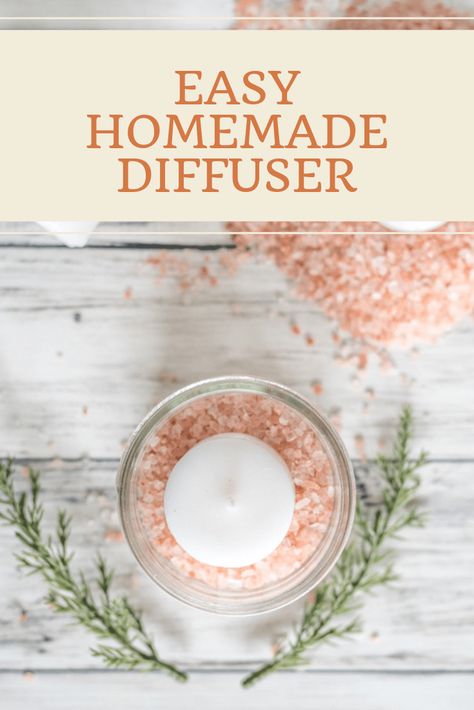 Easy Homemade Diffuser with Himalayan Salt Diy Carpet Powder, Salt Diffuser, Febreze Recipe, Homemade Diffuser, Diy Oil Diffuser, Diy Febreze, Homemade Febreze, Air Freshener Recipes, Diy Fabric Softener