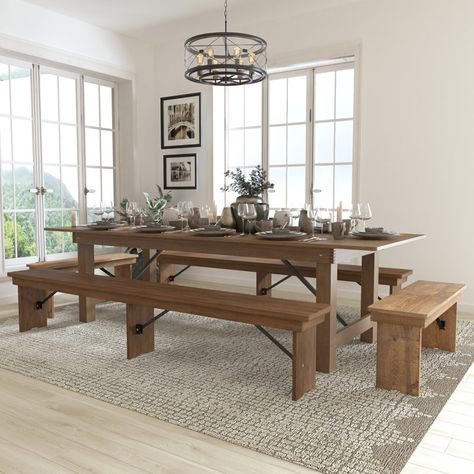 Table with bench seat