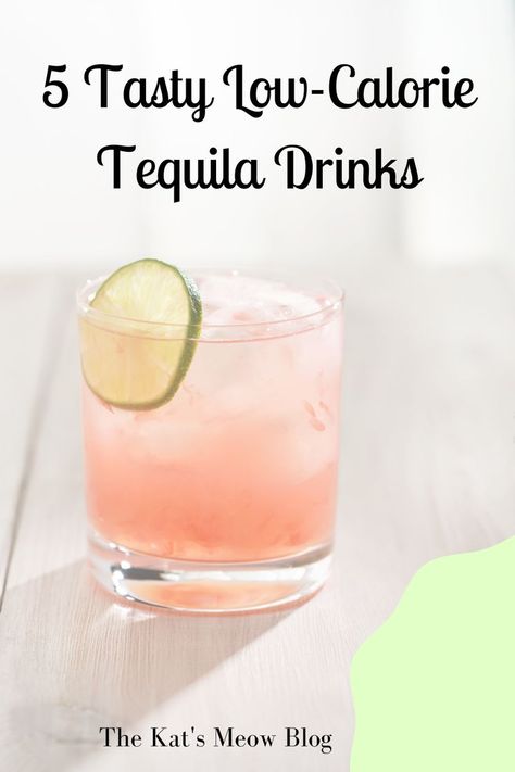 Alcoholic Drinks Low Calorie, Tequila Seltzer Drink, Tequila And Club Soda Drinks, Tequila Mixed Drinks Recipes, Light Calorie Alcoholic Drinks, Drinks Using Tequila, Light Mixed Drinks, Keto Tequila Cocktails, Keto Tequila Drinks Easy