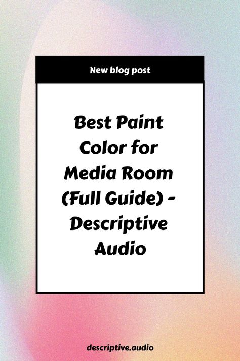 A media room, also known as a home theater, is a great place to relax and enjoy your favorite movies or TV shows. But before enjoying the experience, you must ensure the space is decorated correctly and painted. This blog post will discuss the best paint colors for media rooms and give tips on choosing Theater Room Paint Colors, Home Theater Paint Colors, Home Movie Theater Room, Movie Theater Theme, Media Room Paint Colors, Media Room Furniture, Movie Theater Rooms, Glossy Paint, Big Screen Tv