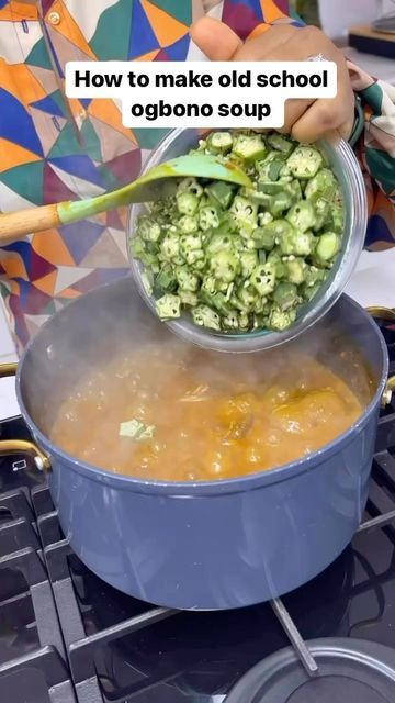 AoMart on Instagram: "How to make old school. Thanks for sharing @ifys.kitchen 🫵🥰🫶 ogbono soup #wisdom #howto #cook ……" Ogbono Soup, Okra Soup, Kitchen Queen, Food Inspo, Thanks For Sharing, Okra, So Delicious, Follow Us, Old School