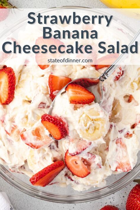 Strawberry Cream Cheese Salad, Fruit Cream Cheese Dessert, Fruit Cool Whip Dessert, Fruit And Cool Whip Dessert, Fruit Salad Recipe Cool Whip, Whipped Cream Fruit Salad, Cream Cheese Fruit Salad, Fruit Salad With Whipped Cream, Dreamsicle Salad Recipe