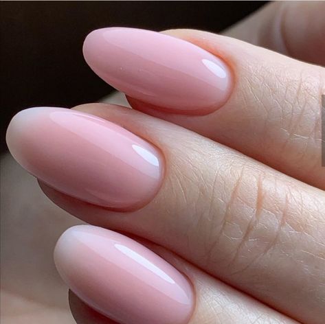 Pale Pink Nails Short, Pink Hoco Nails Short, Feminine Pink Nails, Round Natural Nails, Opaque Pink Nails, Round Spring Nails, Natural Color Nails, Rose Pink Nails, Kylie Nails