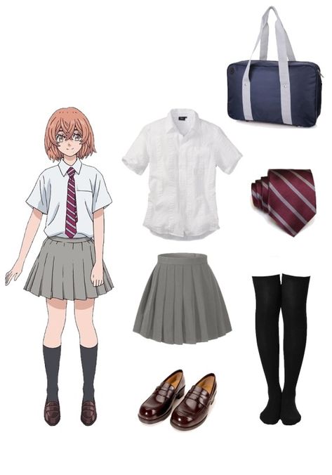 Hinata Tachibana outfit png Casual Cosplay Anime, Femboy Outfits Ideas Male, Eccentric Clothes, Cosplay Ideas Women, Easy Cosplay, Movie Inspired Outfits, Anime Inspired Outfits, Casual Cosplay, Fantasias Halloween