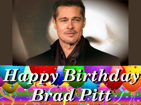 "I'm one of those people you hate because of genetics. It's the truth." Happy Birthday, Brad Pitt! 🎉🎉🎉 Brad Pitt Birthday, Brad Pitt, Favorite Celebrities, The Truth, Happy Birthday, Birthday