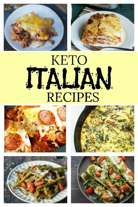 Keto Italian Recipes, Dinner Low Carb, Keto Italian, Pizza Lasagna, Stuffed Meatloaf, Keto Diets, Healthy Changes, Keto Ideas, Eggplant Parmesan