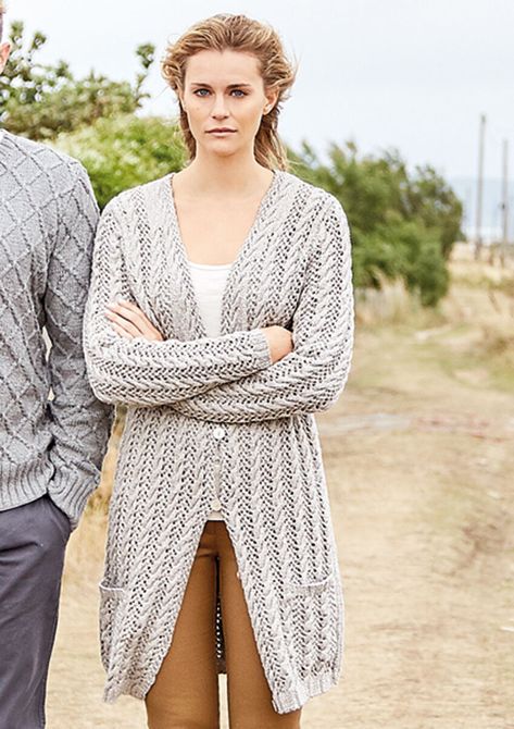 Rockling Cardigan | Women's Knitting Pattern Crochet Hook Roll, Knitting & Crochet Tools, Big Wool, Rowan Yarn, Womens Knitting Patterns, Craft Apron, Tweed Yarn, Mohair Yarn, Cashmere Yarn