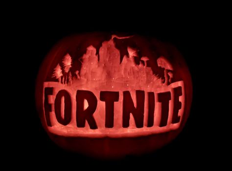 Halloween Pumpkins Carvings, Pumpkin Faces, Pumpkin Decorating, Fortnite, Jack O Lantern, Pumpkin Carving, Halloween Pumpkins, Halloween Party, Carving