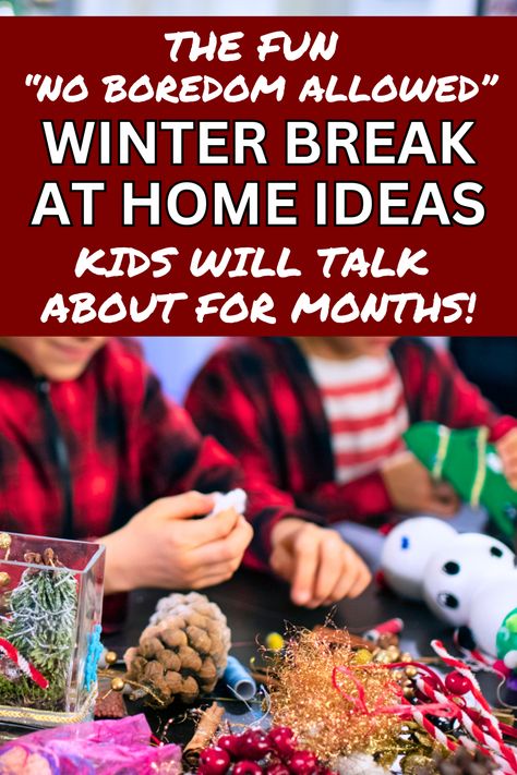 Christmas Camping Ideas, Winter Break Activities For Kids, Winter Kids Activities, Family Winter Activities, Diy Christmas Gifts Ornaments, Winter Break Bucket List, Kids Bucket List, Camp Christmas, Winter Family Activities