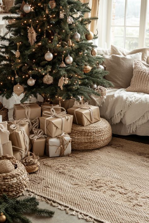 🎄 Modern Boho Christmas Magic! ✨ 15 Decor Tips Inside 🎁 - Hobo Christmas Decor, Boho Winter Decor Living Rooms, Boho Christmas Table, Boho Farmhouse Christmas, Boho Winter Decor, Winter Decor Living Room, Modern Boho Christmas, Boho Holiday Decor, Boho Lanterns