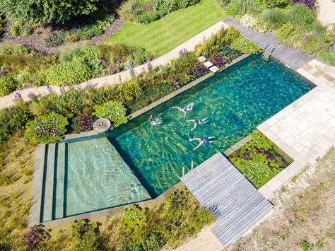 Natural Swimming Ponds, Modern Pool, Pools Backyard, Swimming Pond, Natural Pond, Natural Swimming Pools, Piscina Natural, Natural Swimming Pool, Natural Pool