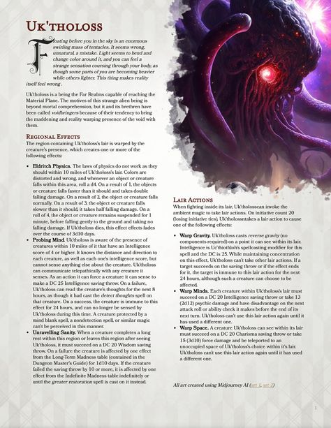 Homebrew Monsters, Dungeons And Dragons Books, Dnd Creatures, Dnd Stats, Legendary Monsters, Dnd Inspiration, Dnd Homebrew, Dnd Classes, Rpg Ideas