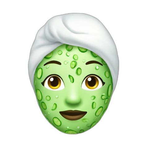 AI emoji generated from the prompt: beauty cucumber face mask Costumized Emojis, Skin Care Emoji, Skincare Emoji, Cute Emoji Iphone, Custom Iphone Stickers, Emoji Edit, Emoji Maker, Mask Emoji, Google Emoji